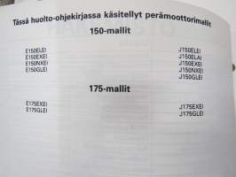OMC Johnson - Evinrude outboards mallit - Kiertohuuhd. 60 V 150, 175 - Huolto-ohjekirja -service manual in finnish