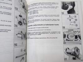 OMC Johnson - Evinrude outboards mallit - Kiertohuuhd. 60 V 150, 175 - Huolto-ohjekirja -service manual in finnish