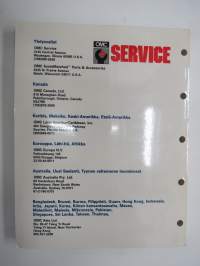 OMC Johnson - Evinrude outboards mallit - Kiertohuuhd. 60 V 150, 175 - Huolto-ohjekirja -service manual in finnish