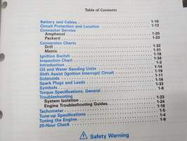 OMC Cobra - King Cobra Stern drives Electrical / Ignition Service Manual