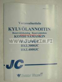 JC Nokka Tume kylvölannoitin HKL 2500JC, HKL 3000JC, HKL 4000JC -varaosaluettelo