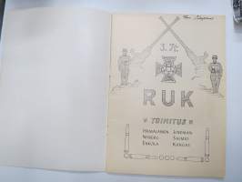 3. It. RUK 1942 -kurssijulkaisu / kurssikirja / anti aircraft officer´s course publication