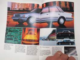 Toyota Crown Super Saloon 2.8i 1985 -myyntiesite / sales brochure