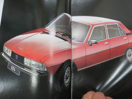 Peugeot 604 1978 -myyntiesite / sales brochure
