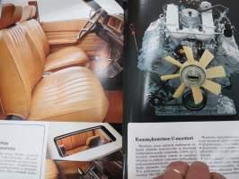 Peugeot 604 1978 -myyntiesite / sales brochure