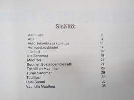 Saab 9000 - Lehdistön mielipide - Pressens åsikt -myyntiesite / brochure