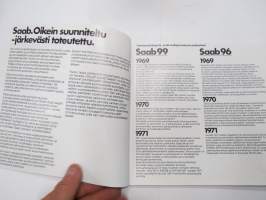 VaihtoSaab. Se. Suomen oloihin suunniteltu käyttöauto. Vuosimallit 1969-1977 -myyntiesite / sales brochure