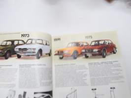 VaihtoSaab. Se. Suomen oloihin suunniteltu käyttöauto. Vuosimallit 1969-1977 -myyntiesite / sales brochure