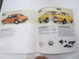VaihtoSaab. Se. Suomen oloihin suunniteltu käyttöauto. Vuosimallit 1969-1977 -myyntiesite / sales brochure