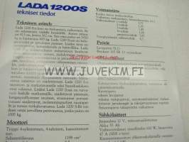 Lada 1200S -myyntiesite