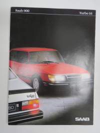 Saab 900 Turbo 16 1984 -myyntiesite / sales brochure