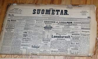 Uusi Suometar 29.7. 1894  sanomalehti