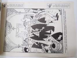 Joulukärpänen 1955 -huumoria ja pilakuvia vuoden tapahtumista, tunnettuja kuvittajia -humour publication