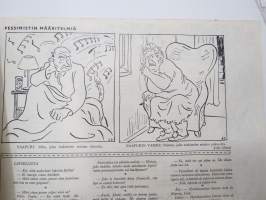 Joulukärpänen 1955 -huumoria ja pilakuvia vuoden tapahtumista, tunnettuja kuvittajia -humour publication