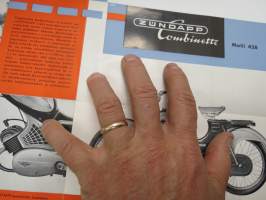Zündapp Combinette 428 mopedi -myyntiesite / moped sales brochure