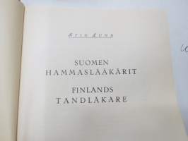 Suomen hammaslääkärit 1928 Finlands tandläkare -matrikkeli / roll of finnish dentists