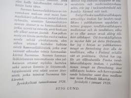 Suomen hammaslääkärit 1928 Finlands tandläkare -matrikkeli / roll of finnish dentists