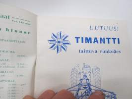 Maatalouskonehinnasto nr 21 Ylihärmän Tehtaat -farm equipment catalog