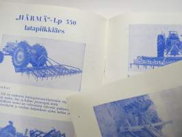 Maatalouskonehinnasto nr 21 Ylihärmän Tehtaat -farm equipment catalog