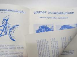 Maatalouskonehinnasto nr 21 Ylihärmän Tehtaat -farm equipment catalog