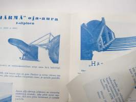 Maatalouskonehinnasto nr 61 muokkauskoneet - Ylihärmän Tehtaat -farm equipment catalog