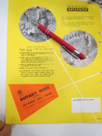 Howard Ratavator - Bantam puutarhatraktori -myyntiesite / garden tractor brochure