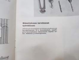 Minerit aaltokattolevy -esittelee tuotteen, käyttökohteet, tekniset ominaisuudet, työtavat, työkalut ja tarvikkeet -myyntiesite -brochure