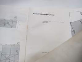 Minerit särmä- ja paanukattolevyt -esittelee tuotteen, käyttökohteet, tekniset ominaisuudet, työtavat, työkalut ja tarvikkeet -myyntiesite -brochure
