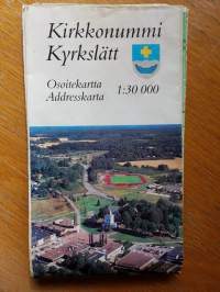 Kirkkonummi osoitekartta, 1995.