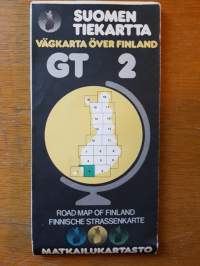 Suomen tiekartta GT 2. 1986