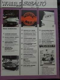 Wheels magazine 1988 N:o 2. Keskiaukeama Dodge Super Bee 70.