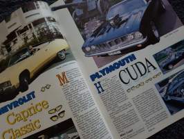 Wheels magazine 1988 N:o 4. Keskiaukeamalla Pontiac Firebird Formula 400.