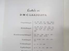 DMC ompelulangat luettelo -myyntitesite / brochure