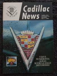 Cadillac News, N:o 1 / 1993. Cadillac Club of Finland ry:n jäsenlehti.