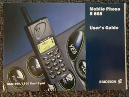 Ericsson Mobile Phone S 868 - User&#039;s Guide, 1988