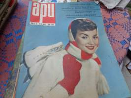 Apu 1960 nr 2 (9.1.) shaahin ja Farah Diban häät, iskelmätyttöjen ja elokuvapoikien tilinpäätös