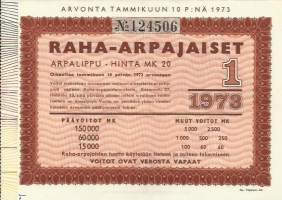 Raha-arpa 1973 / 1 arpa