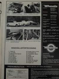Wheels, Maj 1980. 13 sidor Volvo special.