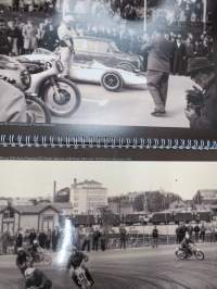Itäharjun ajot 1955-1965 (Turku), kuva-albumi, 100 kpl painos, numeroitu, 71/100 -Itäharju car &amp; motorcycle races, picture album, limited edition