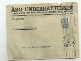 Åbo Underrättelser  1914   firmakuori
