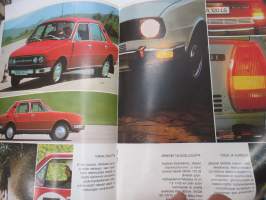 Skoda 120 L, 120 LS, 105 S -myyntiesite / sales brochure