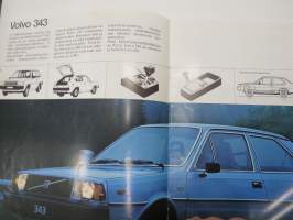 Volvo mallisto 1979 -myyntiesite / sales brochure