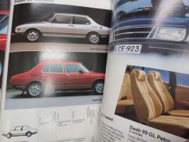 Saab mallisto 1983 -myyntiesite / sales brochure