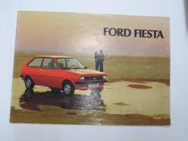 Ford Fiesta 1977 -myyntiesite / sales brochure