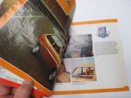 Ford Fiesta 1977 -myyntiesite / sales brochure