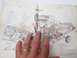 Massey-Ferguson 685 S/STA leikkuupuimuri käyttöohjekirjan lisäliite -käyttöohjekirja / operator´s manual