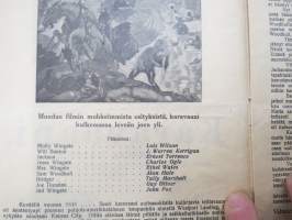 Karavaani - Kultamaa kutsuu -elokuvan (mykkäfilmin) käsiohjelma 1926, ohjannut James Cruze, pääosissa Lois Wilson, Charles Ogle, J. Warren Kerrigan -movie program