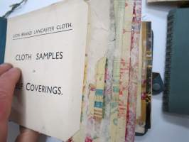 Lancaster Cloth - Jas. Williamson &amp; Sons, Ltd - Lion Brand shelf coverings 1934-35 catalog -hyllypäällysteiden luettelo
