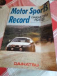 Motor Sports .Record / Daihatsu 1988. Englanninkielinen