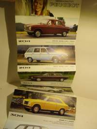 Peugeot henkilöautot  1973 - myyntiesite